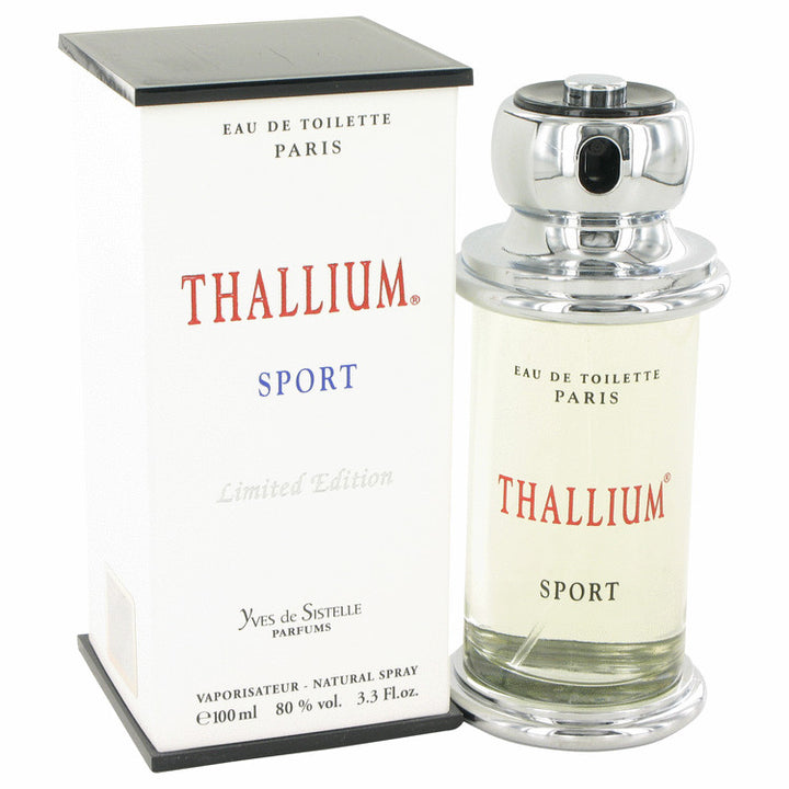 Thallium Sport by Parfums Jacques Evard For Men Eau De Toilette Spray (Limited Edition) 3.4 oz