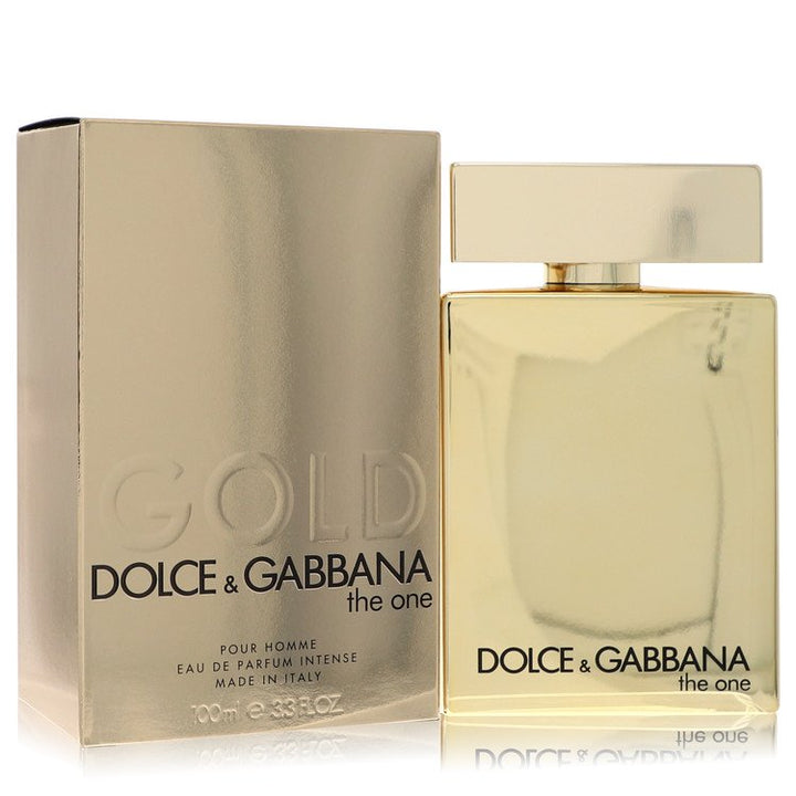 The One Gold by Dolce & Gabbana For Men Eau De Parfum Intense Spray 3.4 oz