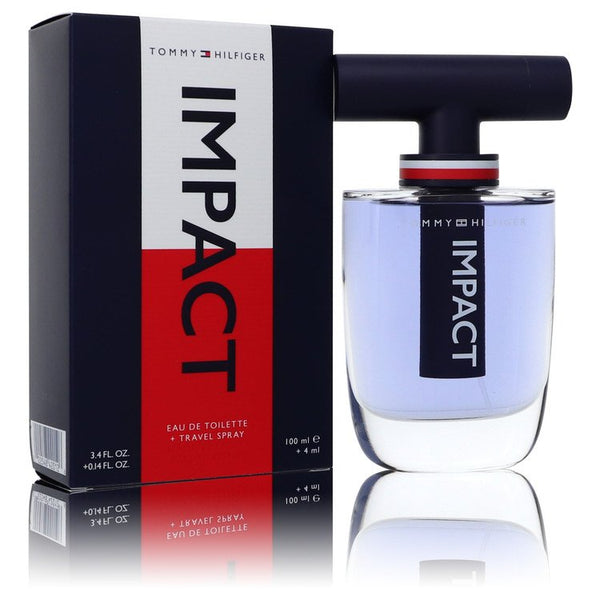 Tommy-Hilfiger-Impact-by-Tommy-Hilfiger-For-Men Gift Set  3.4 oz Eau De Toilette Spray + .14 oz Travel EDT Spray 