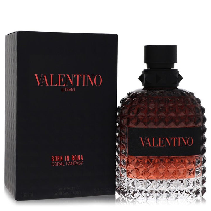 Valentino Uomo Born in Roma Coral Fantasy by Valentino For Men Eau De Toilette Spray 3.4 oz