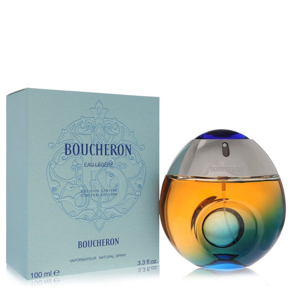 Boucheron-Eau-Legere-by-Boucheron-For-Women-Eau-De-Toilette-Spray-(Blue-Bottle,-Bergamote,-Genet,-Narcisse,-Musc)-3.3-oz