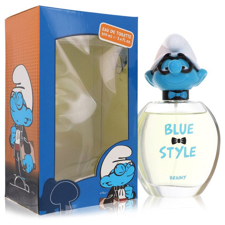 the-smurfs-by-smurfs-for-men Blue Style Brainy Eau De Toilette Spray 3.4 oz
