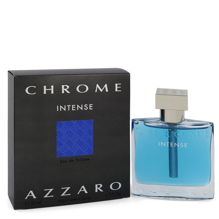 Chrome Intense by Azzaro For Men Eau De Toilette Spray 1.7 oz