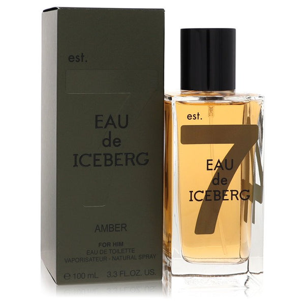 Eau De Iceberg Amber by Iceberg For Men Eau De Toilette Spray 3.4 oz