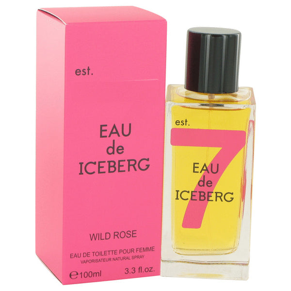 Eau De Iceberg Wild Rose by Iceberg For Women Eau De Toilette Spray 3.4 oz