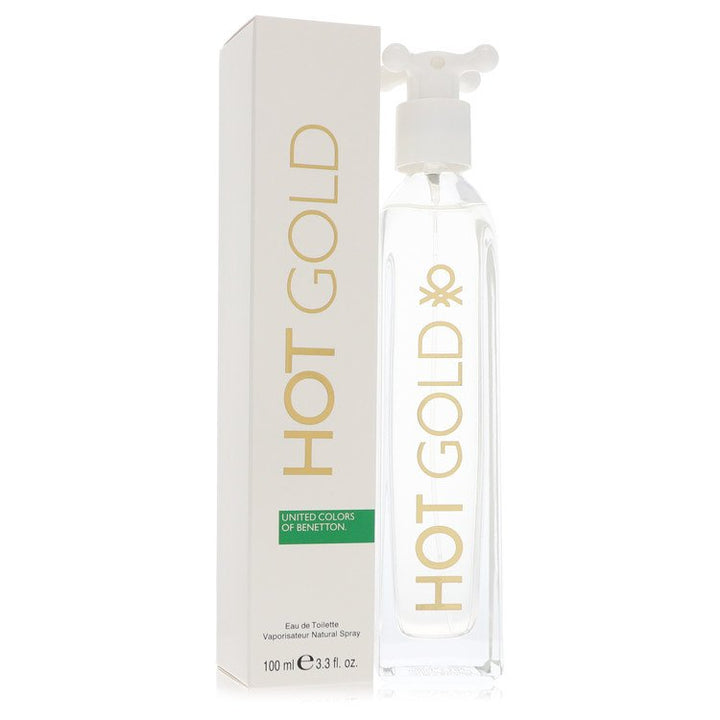 Hot-Gold-by-Benetton-For-Women-Eau-De-Toilette-Spray-3.3-oz