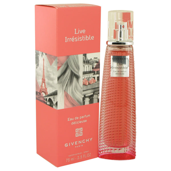 Live Irresistible Delicieuse by Givenchy For Women Eau De Parfum Spray 2.5 oz