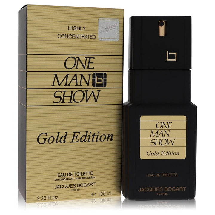 One Man Show Gold by Jacques Bogart For Men Eau De Toilette Spray 3.3 oz