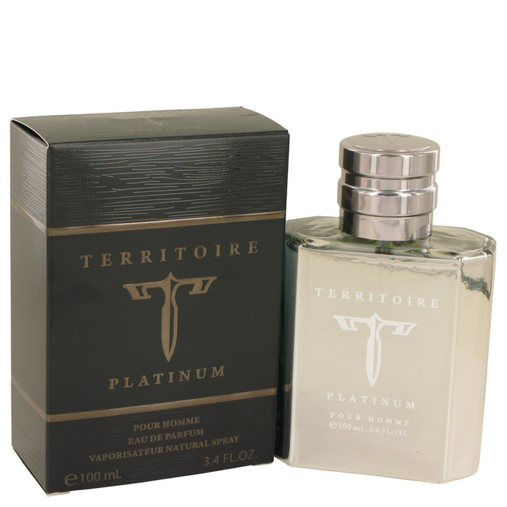 Territoire Platinum by YZY Perfume For Men Eau De Parfum Spray 3.4 oz