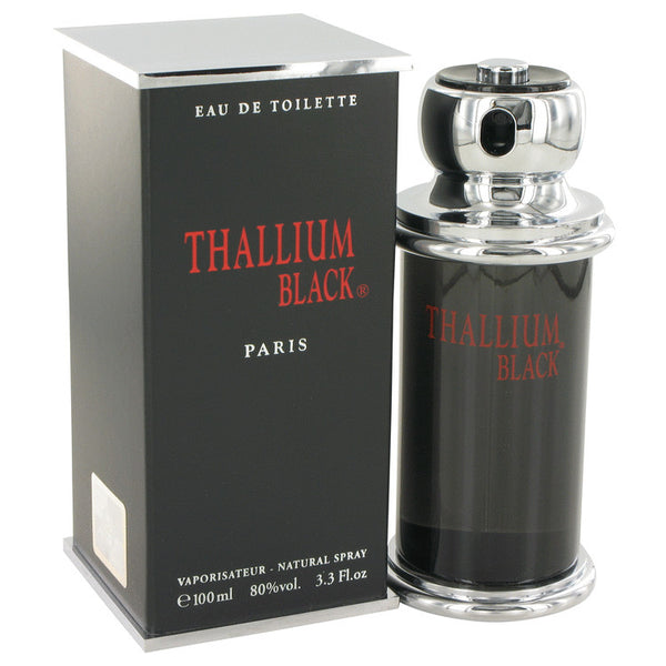 Thallium Black by Yves De Sistelle For Men Eau DeToilette Spray 3.3 oz