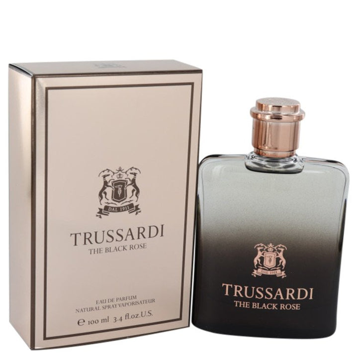 The Black Rose by Trussardi For Women Eau De Parfum Spray (Unisex) 3.3 oz