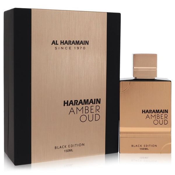 Al Haramain Amber Oud Black Edition by Al Haramain For Gift Set 5 oz 5 oz Eau De Parfum Spray + 0.34 oz Refillable Spray