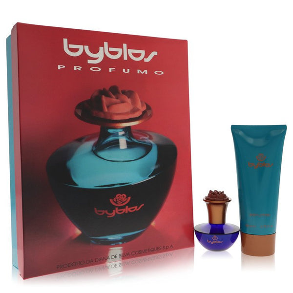 Byblos by Byblos For Gift Set -- 1.68 oz Eau De Parfum Spray + 6.75 Body Lotion