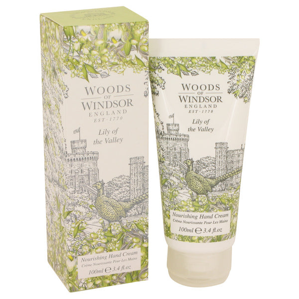 Lily of the Valley (Woods of Windsor) by Woods of Windsor For Nourishing Hand Cream 3.4 oz