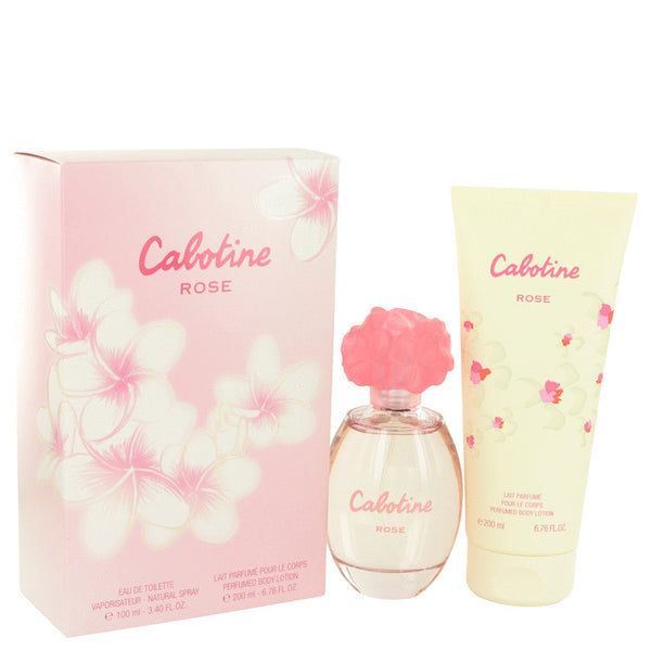 Cabotine Rose by Parfums Gres For Gift Set -- 3.4 oz Eau De Toilette Spray + 6.7 oz Body Lotion